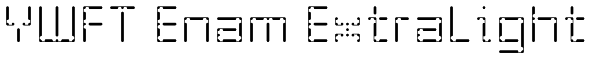 YWFT Enam ExtraLight Font