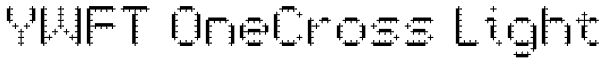 YWFT OneCross Light Font