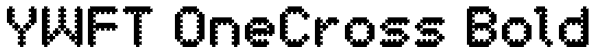 YWFT OneCross Bold Font