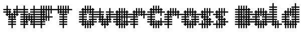 YWFT OverCross Bold Font