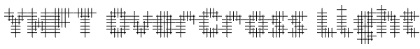 YWFT OverCross Light Font