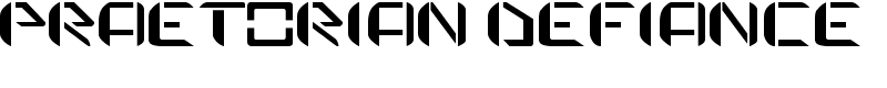 praetorian defiance Font