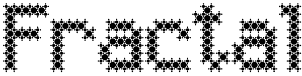 Fractal Font