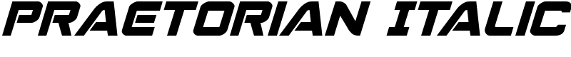 Praetorian Italic Font