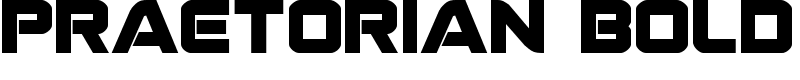 Praetorian Bold Font