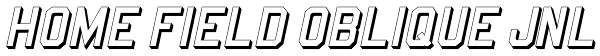 Home Field Oblique JNL Font