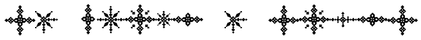 Snowflake Ornaments Font