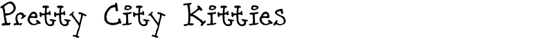 Pretty City Kitties Font