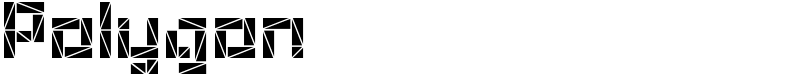 Polygon Font