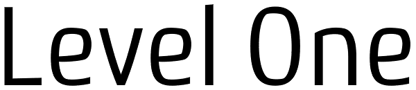 Level One Font