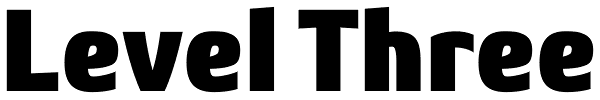 Level Three Font