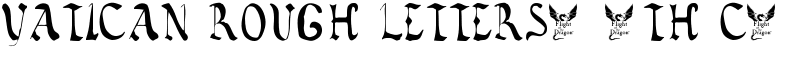 Vatican Rough Letters, 8th c. Font