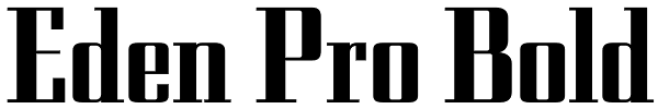 Eden Pro Bold Font