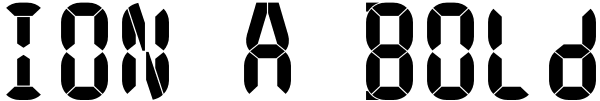 ION A Bold Font