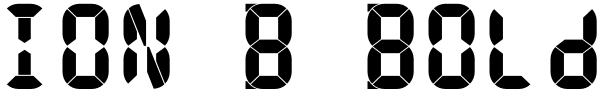 ION B Bold Font