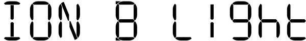 ION B Light Font