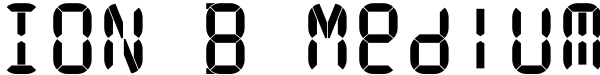 ION B Medium Font