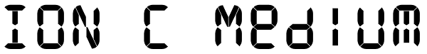 ION C Medium Font
