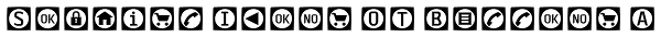 Sophist Icons OT Buttons A Font