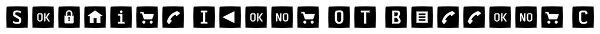 Sophist Icons OT Buttons C Font