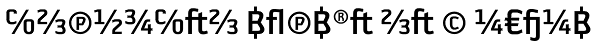 Sophisto Expert OT C Gauge Font