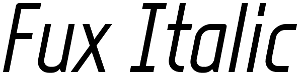 Fux Italic Font