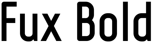Fux Bold Font