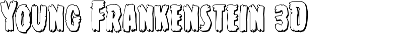 Young Frankenstein 3D Font