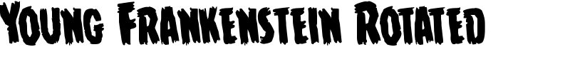 Young Frankenstein Rotated Font