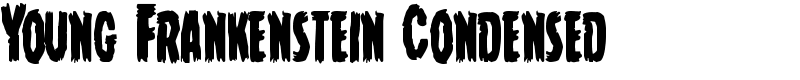 Young Frankenstein Condensed Font