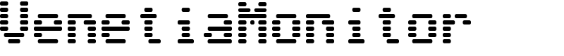 VenetiaMonitor Font