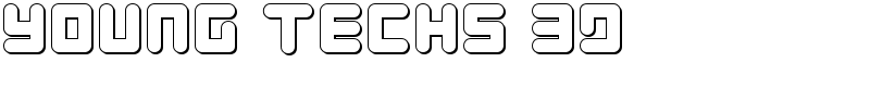 Young Techs 3D Font