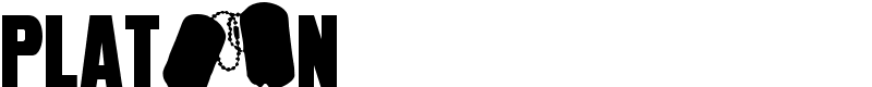PLATOoN Font