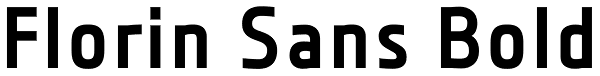 Florin Sans Bold Font