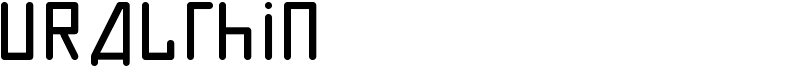 URALthin Font