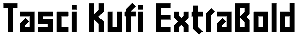 Tasci Kufi ExtraBold Font