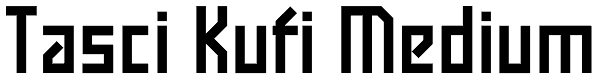 Tasci Kufi Medium Font