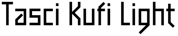 Tasci Kufi Light Font