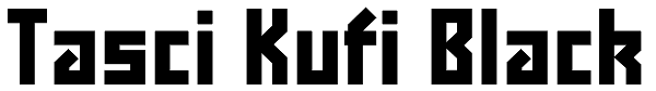 Tasci Kufi Black Font