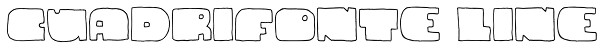 Cuadrifonte Line Font