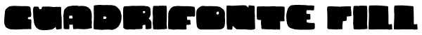 Cuadrifonte Fill Font
