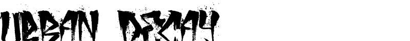 urban decay Font
