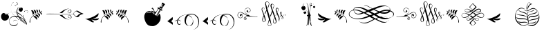 Poison Apple Ornaments 1 Font