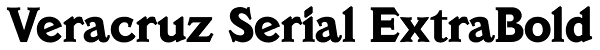 Veracruz Serial ExtraBold Font