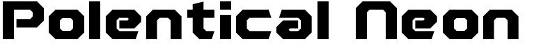 Polentical Neon Font