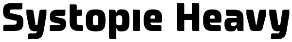 Systopie Heavy Font