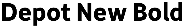Depot New Bold Font