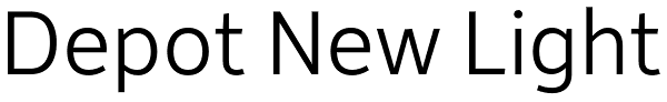 Depot New Light Font