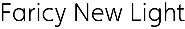 Faricy New Light Font