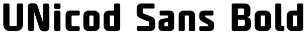 UNicod Sans Bold Font
